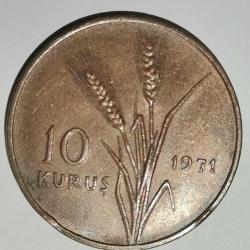 TÜRKİYE 1971    10 KURUŞ