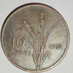 TÜRKİYE 1972    10 KURUŞ