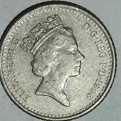 İNGİLTERE   1996   5 PENCE
