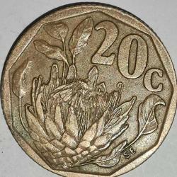 GÜNEY AFRİKA   1993  20 CENT