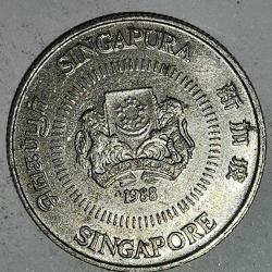 SİNGAPUR 1988  10 CENT