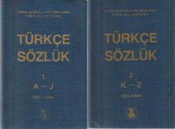 TÜRKÇE SÖZLÜK - TÜRK DİL KURUMU YAYINLARI (1 A- J / 2 K-Z - YENİ BASKI)