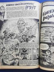 KORKU  MAGAZİN Dehşet ve Heyecan Dergisi cilt: 23 -1969 ( Fasiküller 103-104-105-106)