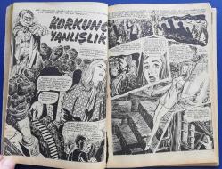 KORKU  MAGAZİN Dehşet ve Heyecan Dergisi cilt:22 -1969 ( Fasiküller 99-100-101-102)
