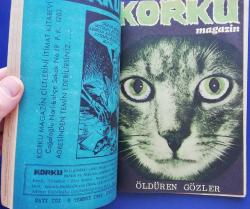 KORKU  MAGAZİN Dehşet ve Heyecan Dergisi cilt:22 -1969 ( Fasiküller 99-100-101-102)