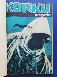 KORKU  MAGAZİN Dehşet ve Heyecan Dergisi cilt: 28 -1969 ( Fasiküller 123-124-125-126)
