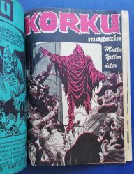 KORKU  MAGAZİN Dehşet ve Heyecan Dergisi cilt: 28 -1969 ( Fasiküller 123-124-125-126)