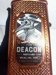 The Deacon Scotland Bakır Boya Kaplama Koleksiyonluk Boş Şişe