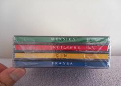 4 ADET ÜLKENİN GELENEKSEL MÜZİK CD ALBÜMÜ.  1-MEKSİKA, 2-İNGİLTERE, 3-ÇİN 4-FRANSA . SIFIR ALBÜM SERİSİ. KOLEKSİYONLUK