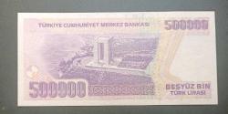 7  EMİSYON  M 02 060760 SERİ 500 BİN LİRA ÇİL