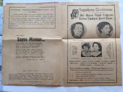 TÜRK SANAT MÜZİĞİ YORUMCUSU ve OYUNCU PERİHAN ALTINDAĞ SÖZERİ'NİN ''RADYO ALEMİ'' DERGİSİNİN 1. SAYISINDA FOTOĞRAFININ YER ALDIĞI ORİJİNAL KAPAK  - 24 x 17 cm EBADINDA - SADECE KAPAK SAYFALARI (AÇIKLAMAYI OKUYUNUZ)