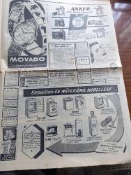Cumhuriyet Gazetesi - 18 Haziran 1953 - Adnan Menderes dün Mareşal Papagos ile görüştü fotoğraf - 1953 güzellik müsabakasının ilk seçmesi dün yapıldı - güzeller sahne arkasında ve heyecan içinde sıralarını beklerlerken fotoğraf - Jüri azasından 1952 Avrupa güzeli Günseli Beydeş yanında eşi olduğu halde güzelleri tetkik ediyor fotoğraf - Doğu Almanya'da çıkan isyan süratle genişliyor - Kore'de çarpışmalar birdenbire durdu - Doğu Almanya başbakan yardımcısı Grottewohl isyan eden işçiler tarafından Amerikan kesimine sürüldü - Beyazıt hamamı yıkılmamalıdır yazan Emin Ali Çavli - Galatasaray Kulübü umumi kaptanı Kadir Dağ aleyhine açılan dava - Rami göçmen Mahallesi'nde sağlık kontrolleri - Cennet Yolu yazan Steinbeck Yazı Dizisi - Lefter Küçükandonyadis'in hangi takımda oynayacağı belli değil - Beşiktaş Danimarka takımı Fionie'yi Yendi - Piç Kurusu Yazan Azmiye Hami Güven Yazı Dizisi - 1953 güzellik müsabakasının dünkü ilk seçmesinden intibalar fotoğraflar - Gülyüz Okçu Sahnede Fotoğrafı