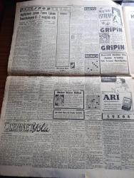 Cumhuriyet Gazetesi - 11 Mayıs 1953 - Amerika İspanya askeri Anlaşması Cumhuriyet Başmakale - Balkan paktı dışişleri bakanları toplanıyor - Kırkpınar güreşleri dün akşam sona erdi - başpehlivanlığı kazanan İrfan Atan Hayrabolulu Süleyman ile güreşirken fotoğraf - Luton Town Fenerbahçe'yi 6 2 Yendi fotoğraf - 60 yedek subay Kore değiştirme birliğine katıldı - SAS uçağı yolcularının başına gelenler - Başbakan Adnan Menderes bugün kırşehir'e gidiyor - Piç Kurusu Yazan Azmiye Hami Güven Yazı Dizisi - Mareşal Rommel'in Hatıraları Toplayan Lidell Hart Yazı dizisi - Mau Mau'lar Amerikan lisesini bastılar - Rusya Arnavutluk'a harp malzemesi gönderiyor - Cennet Yolu yazan Steinbeck Yazı Dizisi - milletlerarası tenis Şampiyonası - Türkiyeyi anlatan renkli filmler yazan Reha Oğuz Türkkan - Katibim şarkısı Amerika'da seslendirildi fotoğraf - çarlık rusyasının korkunç siması Rasputin Anlatan Pierre Gourdeaux -  Galatasaray Lisesi talebeleri Agatha Christie'nin 10 küçük yaramaz piyesini oynadılar
