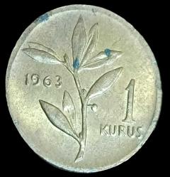 1963 1 Kuruş 1g