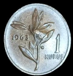1963 1 Kuruş 1g