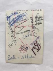 TÜRK HALK MÜZİĞİ SANATÇISI BELKIS AKKALE'NİN AJANS BASIMI FOTOĞRAFI (KAĞIT BASKI) - 9 x 7 cm EBADINDA