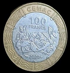 Orta Afrika 2020 (BEAC) CFA 100 Frank Nadir