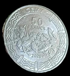 Orta Afrika 2020 (BEAC) CFA 50 Frank Nadir