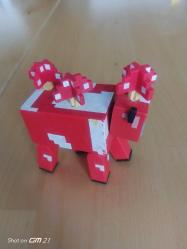 Minecraft mooshroom ineği (orijinal)