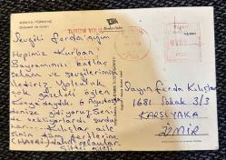 Konya eski postadan geçmiş kartpostal