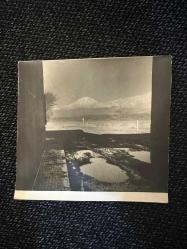 1932 Yılı Eleşkirt Karaköse Ağrı dağı siyah beyaz fotoğraf 12 x 12 cm ÇT