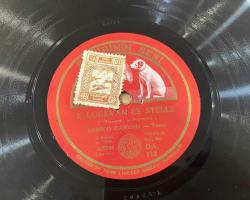 TAŞ PLAK Enrico CARUSO Puccini Tosca E Lucevan le stelle