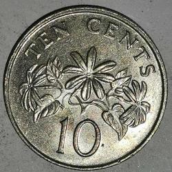 SİNGAPUR 1988  10 CENT