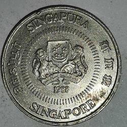 SİNGAPUR 1988  10 CENT