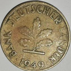 ALMANYA  1949  G   10 PFENNIG