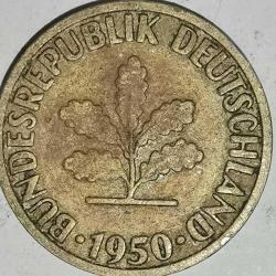 ALMANYA  1950 G   5 PFENNIG