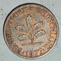 ALMANYA  1977 F   1   PFENNIG