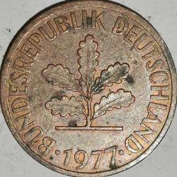 ALMANYA  1977 F   2   PFENNIG