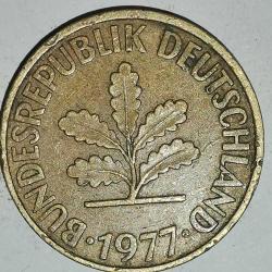 ALMANYA  1977 G   10   PFENNIG