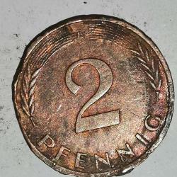 ALMANYA  1980 f    2   PFENNIG