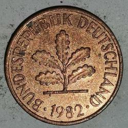 ALMANYA  1982 F     2   PFENNIG