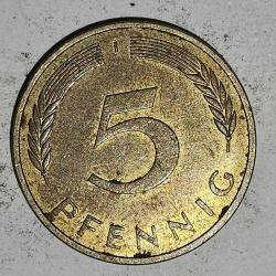 ALMANYA  1982  J     5   PFENNIG