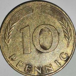 ALMANYA  1991  F    10  PFENNIG