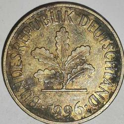ALMANYA  1996 J    5  PFENNIG