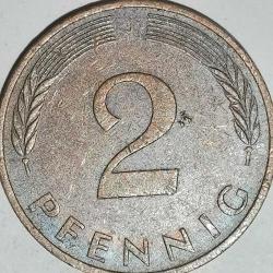 ALMANYA  1995 J    2  PFENNIG