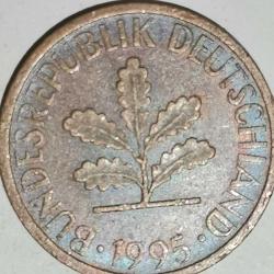 ALMANYA  1995 J    2  PFENNIG