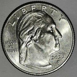 AMERİKA  2022 D  25 CENT  ÇEYREK DOLAR  HATIRA Amerikan Kadınları - Wilma Mankiller