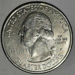 AMERİKA  2015 P   25 CENT  ÇEYREK DOLAR  HATIRA   Güzel Amerika Çeyrekleri - Mavi Ridge Park Yolu