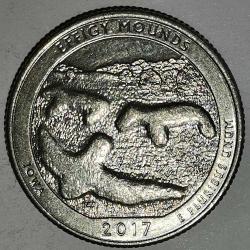 AMERİKA  2017  D   25 CENT  ÇEYREK DOLAR  HATIRA   Güzel Amerika Çeyrekleri - Heykel Höyükleri
