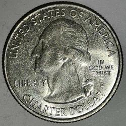 AMERİKA  2017  D   25 CENT  ÇEYREK DOLAR  HATIRA   Güzel Amerika Çeyrekleri - Heykel Höyükleri