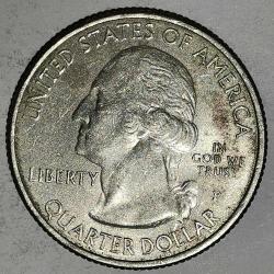 AMERİKA  2015 P    25 CENT  ÇEYREK DOLAR  HATIRA  Güzel Amerika Çeyrekleri - Mavi Ridge Park Yolu