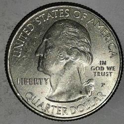 AMERİKA  2020 P    25 CENT  ÇEYREK DOLAR  HATIRA  Güzel Amerika Çeyrekleri - Tuz Nehri Körfezi