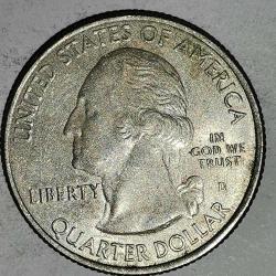 AMERİKA  2014 D    25 CENT  ÇEYREK DOLAR  HATIRA  Güzel Amerika Çeyrekleri - Büyük Kum Tepeleri