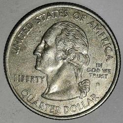 AMERİKA  2001  D    25 CENT  ÇEYREK DOLAR   HATIRA   50 Eyalet Çeyreklikleri - New York