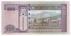 Moğolistan 2020 Yılı 100 Tögreg  ÇİL