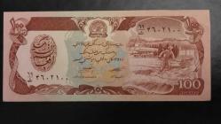 1990 YILI AFGANİSTAN 100 AFGANİ HİÇ KULLANILMAMIŞ